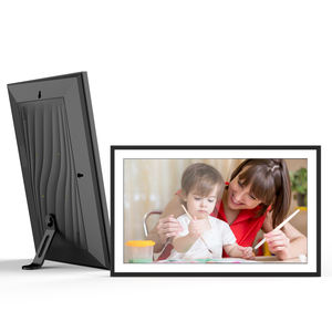 <span class=keywords><strong>Cadre</strong></span> photo numérique personnalisé de 15,6 pouces avec <span class=keywords><strong>grand</strong></span> écran tactile IPS FHD, WiFi, horloge, lecture vidéo, musique, prise en charge de la carte SD et de l'USB - Product Image 2