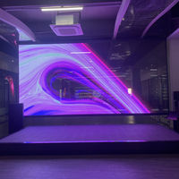 Écran d'affichage numérique en film transparent LED flexible pour publicité vidéo en couleur pleine, intérieur/extérieur, super fin, verre intelligent, affiche numérique
