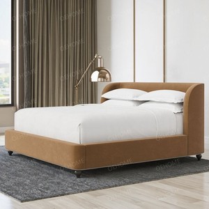 Modern Fabric Living Room Bedroom Furniture Set Eco-Friendly Upholstered <b>Sofa</b> Bed Coffee <b>Table</b> <b>Side</b> <b>Table</b> Storage Cabinet - Product Image 6