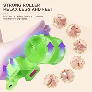 Shiatsu Fuß-SPA-Heizung Infrarot-Vibration Luftkompression elektrische Walze tiefknäher Fuß und Bein Kalb-Massagegerät
