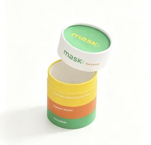Emballage en tube de papier recyclable personnalisé, boîte cylindrique pour bougies parfumées, cadeaux d'aromathérapie - Product Image 3