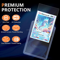 Protège-cartes rigides en plastique ultra transparents 3"x4" pour cartes de baseball, jeux et cartes à collectionner sportives