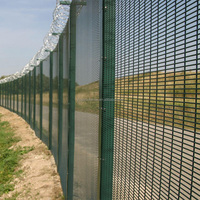 PC 358 Poedercoating Eco-vriendelijk Buiten Anti-klim Beveiligingshek ISO 9001 Gecertificeerde Metaalproductielijn