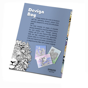 Libro de Colorear con Diseños de Animales Únicos, Personalizable, Económico, para Niños y Adultos, con Diseños Fáciles de Imprimir para Relajación, 2026 - Product Image 2