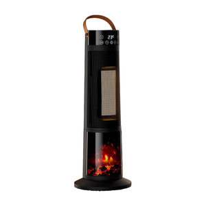 Smart Vertical Electric Heater With Simulated Flame And Remote Control For Home Heating 20 Sqm Coverage - Product Image 5