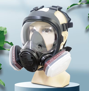 CE Certified Factory Silicone High Quality Anti Nuclear Radiation Gas Mask Against Chemical Industrial Full <b>Face</b> Respirator - Product Image 5