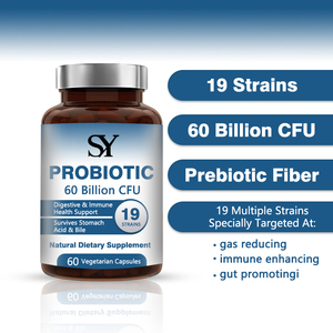 Probiótico personalizado Premium 60 mil millones de CFU <span class=keywords><strong>19</strong></span> cepas con fibra prebiótica Soporte para la Salud Digestiva e inmunológica Sobrevive el estómago - Product Image 4