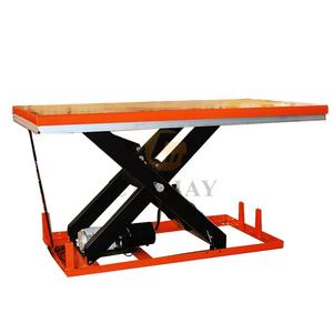 Özelleştirilmiş 2ton 1m 2m 4m hidrolik malzeme kaldırma aracı elektrikli makas kaldırma tablası emniyet feryat ile - Product Image 3