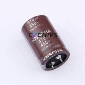 Condensador Electrolítico de Aluminio de Montaje a Presión 152EC0325, Componente de Orificio Pasante (THT), D30xL45mm 470uF 20% 450V 10mm - Product Image 1