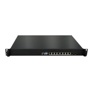 1U Rack Mạng tường lửa PC <span class=keywords><strong>8</strong></span> * <span class=keywords><strong>LAN</strong></span> cổng 2 * SFP 10g Core i5 Bộ vi xử lý 8GB DDR3 64GB SSD <span class=keywords><strong>pfsense</strong></span> tường lửa Linux <span class=keywords><strong>Router</strong></span> - Product Image 1