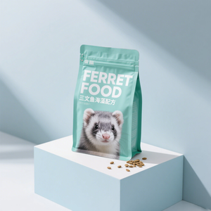 Personalizado 500g 1kg 2kg 5kg comida para perros y gatos compuesto de comida con cremallera sello de ocho lados bolsa de embalaje de alimentos - Product Image 2