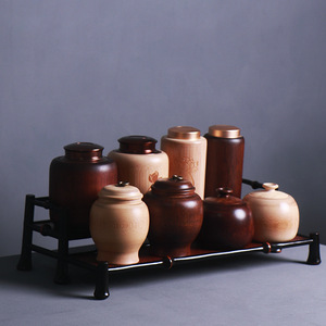 Bamboo Tea Storage Jars With Wooden Lid Chinese Style Food Grade Bamboo Containers For Tea Preservation And Storage - Product Image 3