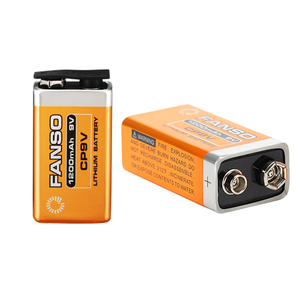 CP9V <span class=keywords><strong>9V</strong></span> 1200mAh一次リチウム電池非充電式1200mAh平方鉄シェル煙探知器電池電源用 - Product Image 4