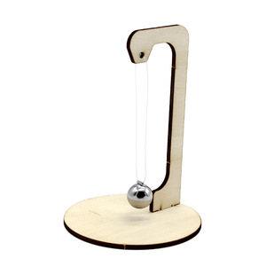 Modèle en bois du pendule de Foucault pour expériences scientifiques, jouet éducatif STEM pour étudiants - Product Image 1
