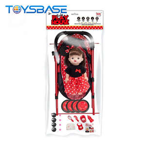 Juego <span class=keywords><strong>de</strong></span> simulación, carrito sombrilla <span class=keywords><strong>de</strong></span> plástico con vajilla, muñeca <span class=keywords><strong>de</strong></span> <span class=keywords><strong>juguete</strong></span>, cochecito <span class=keywords><strong>de</strong></span> bebé - Product Image 6