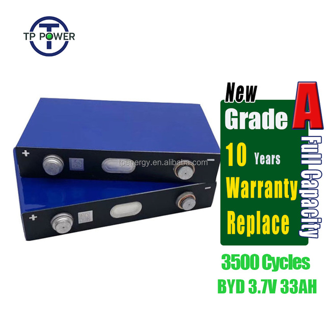BYD 3.7V NCM Battery 33Ah Long Life Deep Cycle Lithium Ion Battery Cell for Electric Scooter EV Lift Table Battery Pack
