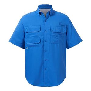 Ropa de Pesca Personalizable de Secado Rápido, Camisa de Pesca para Hombre, Transpirable, Cómoda, con Botones, para Actividades al Aire Libre - Product Image 1
