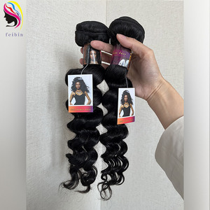 Vague d'eau brésilienne cambodgienne birmane malaisienne remy vierge non traitée brute 10a armure de cheveux humains 3 faisceaux avec dentelle frontale - Product Image 6