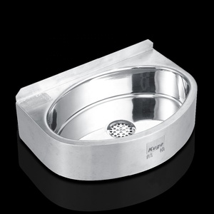 Kuge caravane camping-car <span class=keywords><strong>train</strong></span> montage mural en métal lavabo de salle de bain en acier inoxydable 304 <span class=keywords><strong>petit</strong></span> lavabo - Product Image 1