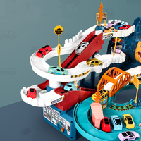 Dinosaure enroulement route Rail parking jouets parking ensemble Kits ferroviaires vitesse rapide fente jouets enfants jouet interactif jouant