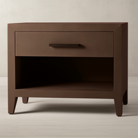 Nouvelle commode en bois massif de chêne pour chambre à coucher, meuble de chambre en bois