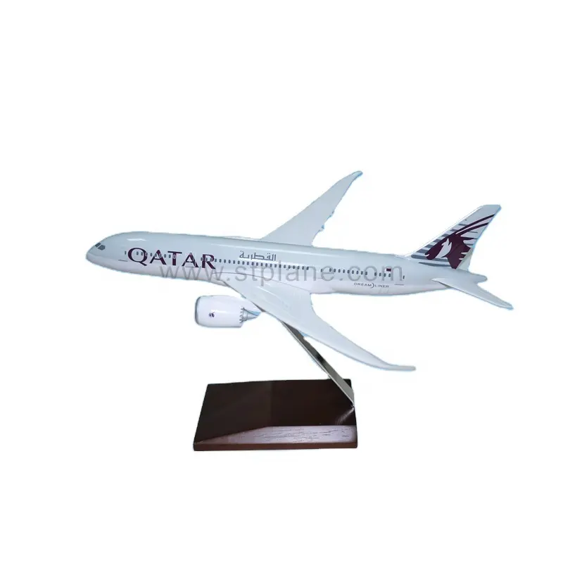 Katar B787 reçine 1/200 ölçekli uçak modeli