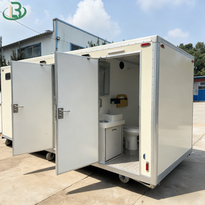 Toilettes portables de luxe modernes <span class=keywords><strong>avec</strong></span> structure en tôle galvanisée et installation facile - Product Image 5