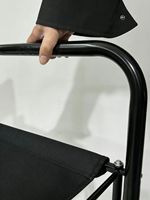 Chaise de Réalisateur Pliante Portable d'Extérieur avec Table Latérale, Chaise Pliante Haute, Nouveau Style, Chaise de Camping d'Extérieur