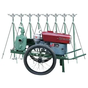 出售两轮移动式水泵灌溉喷淋机