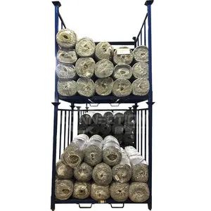 heavy duty customized stacking storage textile fabric roll rack stillage pallet