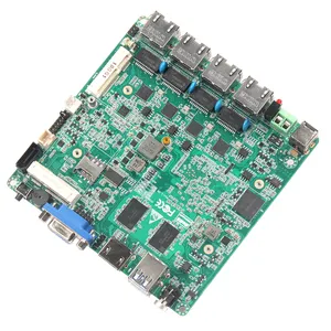 Placa-mãe 8GB 2Lan Nano Itx para PC, 8a Intel Gemini Lake J4125 CPU DDR4 com tela 6com/6*USB/4K