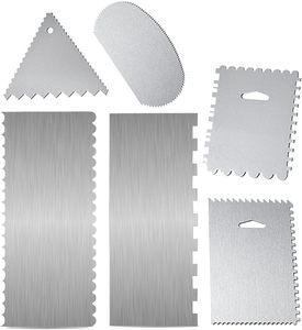 Chất lượng cao băng thép không gỉ mượt mà bánh Pastry Cắt Đánh Bóng Icing <span class=keywords><strong>scraper</strong></span> mượt mà bánh trang trí công cụ nướng - Product Image 2