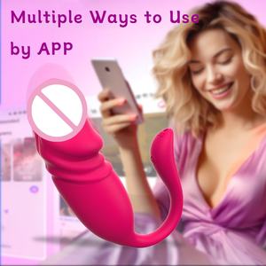 Groothandel 10-frequentie telescopisch vibrerend ei APP-afstandsbedienbaar springend ei vibrerend voor vrouwen - Product Image 5