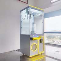 Promotion : Machine à pinces à cadre néon, équipement de jeu d'arcade à monnayeur pour bars, magasins et divertissement intérieur