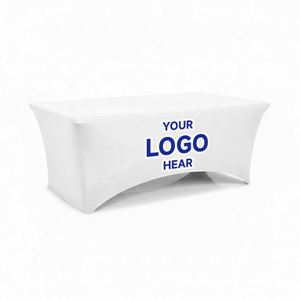 Heat-Transfer Printed Full-Color Advertising Traditional Style Polyester Anti-Wrinkle Stretch Tablecloths for Outdoor - Product Image 2