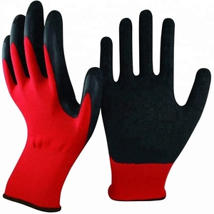 Mẫu Miễn Phí Đa-Mục Đích An Toàn Làm Việc Găng Tay Nhăn <span class=keywords><strong>Latex</strong></span> Tay Lớp Phủ Cho Xây Dựng Kho Làm Vườn - Product Image 5