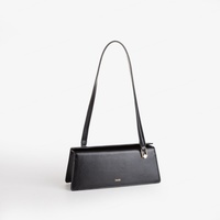 Sac à bandoulière en PU pour femme, style vintage, géométrique, à deux anses, avec fermeture éclair, doublure en polyester, toutes saisons, à prix abordable