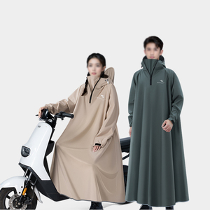 Imperméable de pluie épais en tissu Oxford pour hommes et femmes, universel, pour la randonnée, la moto, résistant à l'eau et au vent, réutilisable - Product Image 1