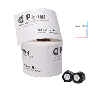 Machine d'impression de marque privée personnalisée <span class=keywords><strong>Dymo</strong></span> 30256 Rouleau d'étiquettes d'emballage thermique de vêtements tissés avec logo autocollant de vêtement - Product Image 1