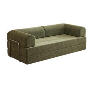 Sofá Cama Plegable con Respaldo Estilo Almohada, Sofá Convertible Multifuncional para Sala de Estar, Muebles de Interior para el Hogar - Product Image 6