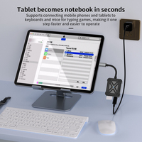 Nouvel adaptateur OTG 2 en 1 avec chargeur, adaptateur USB OTG pour iPhone iPad, Plug & Play