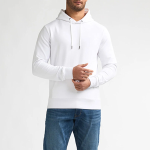 High Quality Solid Casual Men's Winter Streetwear Pullover <b>Hoodies</b> <b>Plain</b> Dyed Fleece Eco-Friendly Breathable 100% Polyester - Product Image 1