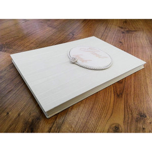 Libro de firmas IVORY MOIREE - Product Image 1