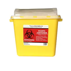 Biohazard Sharps Container Wall Mount 1 2 Gallon Sharps Container Sharp Medical Bins