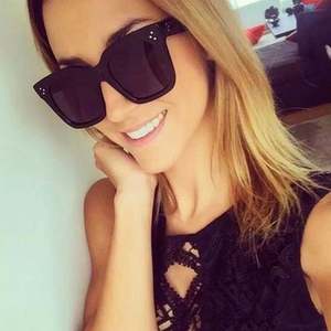 Gafas de Sol Cuadradas Extra Grandes con Montura Grande y Diseño de Leopardo Vintage, Protección UV400, Color Negro, para Mujer, Moda 2022 - Product Image 3