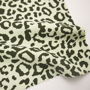 Tùy Chỉnh In Ấn Nylon Spandex Đồ Bơi 4 Cách Căng Thoáng Khí <span class=keywords><strong>Jacquard</strong></span> Sườn Vải Dệt Kim Cho Quần Áo - Product Image 5