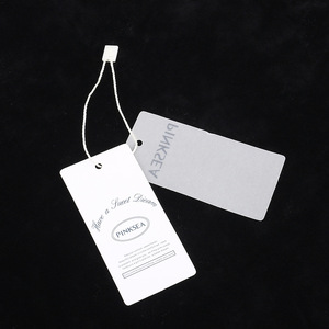 2025 Tốt Nhất Bán Treo Tag Tùy Chỉnh Quần Áo Con Dấu Chuỗi Treo Tag Giấy Logo Của Khách Hàng In Quần Áo Thẻ Nhãn Cho Quần Áo - Product Image 3