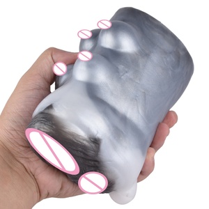 Masturbador Masculino de Silicona Súper Suave y Realista con Forma de Vaca Lechera, Estimulador de Fantasía 2 en 1, Portátil - Product Image 1