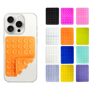 Двусторонний силиконовый держатель-присоска для телефона, розовый, маленький, на заказ - Product Image 6