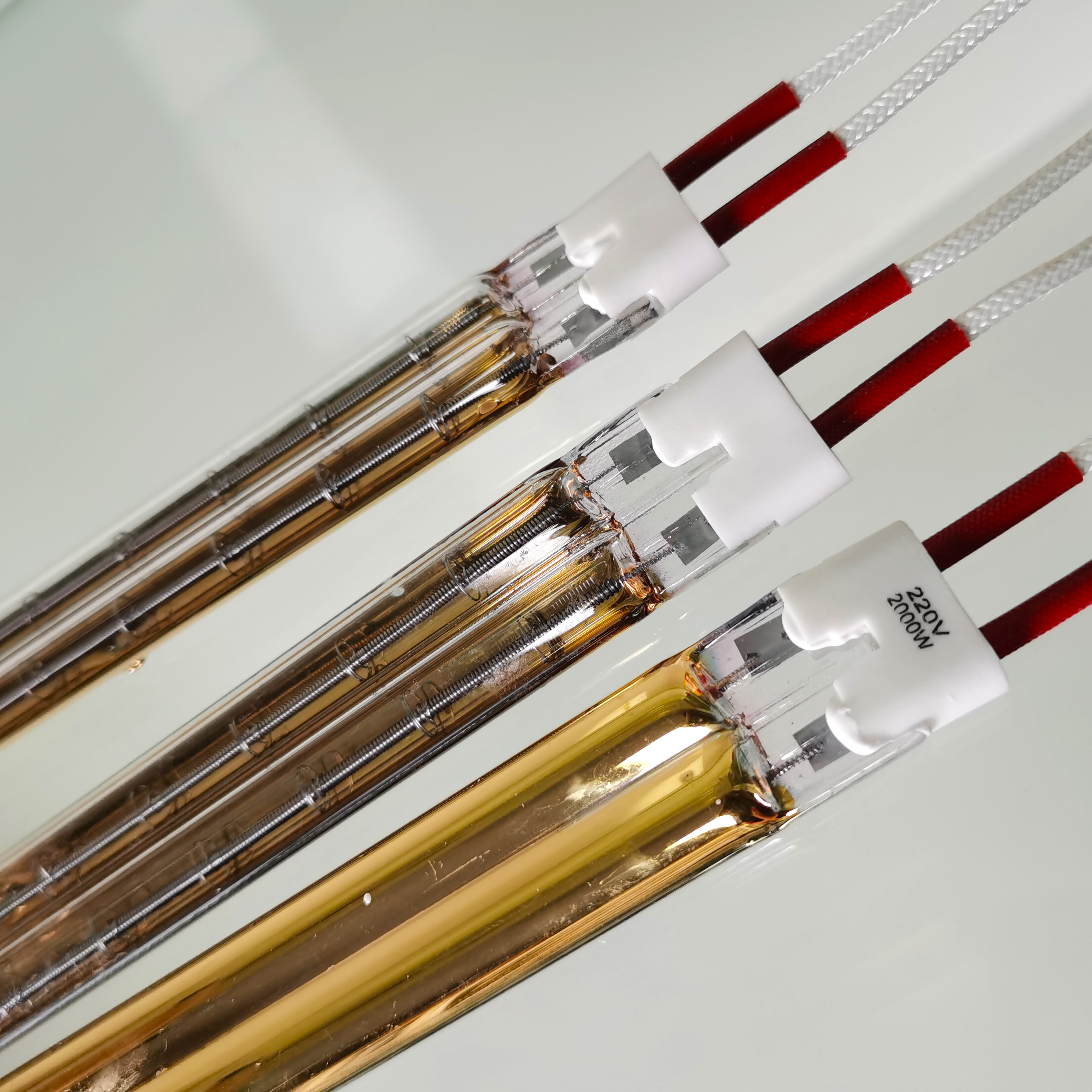 Вольфрамовая Лампа накаливания с инфракрасным нагревом, быстрая доставка, двойная трубка, быстрая, средняя, короткая волна, дальний свет